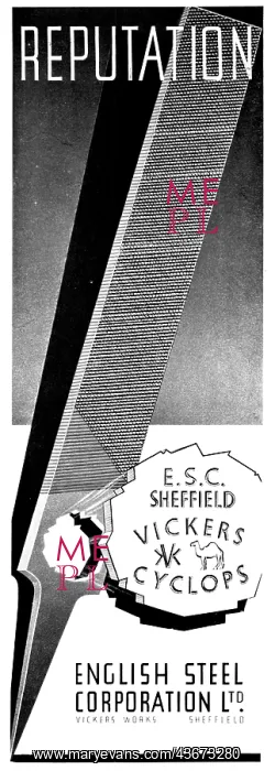 : English Steel - E.S.C Vickers Cyclops Files : English Steel - E.S.C Vickers Cyclops Files