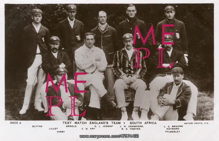: The English test match cricket team, 1907 : The English test match cricket team, 1907