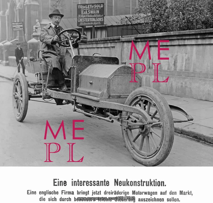 : English tricycle, 1910 : English tricycle, 1910