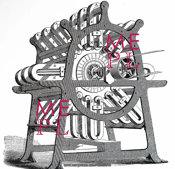  : Engraving depicting an Alliance generator