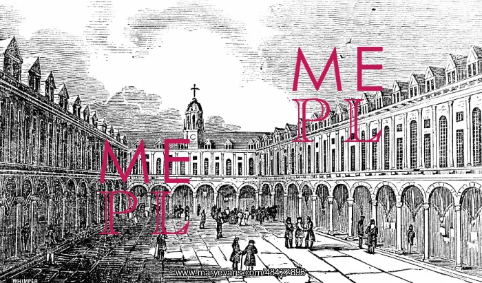 : Engraving depicting the Amsterdam Bourse : Engraving depicting the Amsterdam Bourse