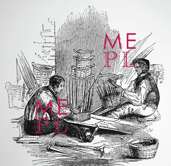  : Engraving depicting basket makers