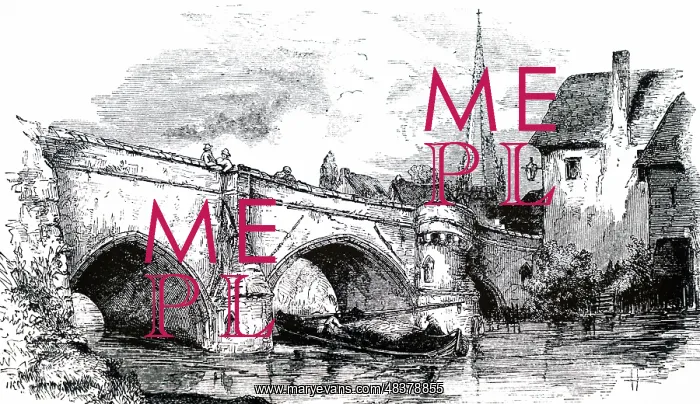 : An engraving depicting Bishop's Bridge, Norwich : An engraving depicting Bishop's Bridge, Norwich