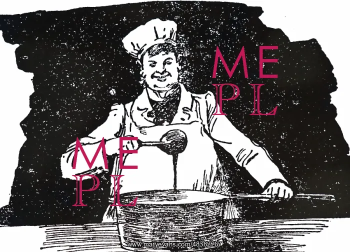  : An engraving depicting a chef
