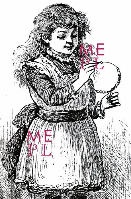  : Engraving depicting a child learning to count