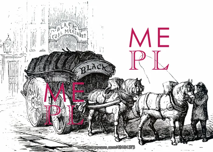 : An engraving depicting a coalman making a delivery : An engraving depicting a coalman making a delivery