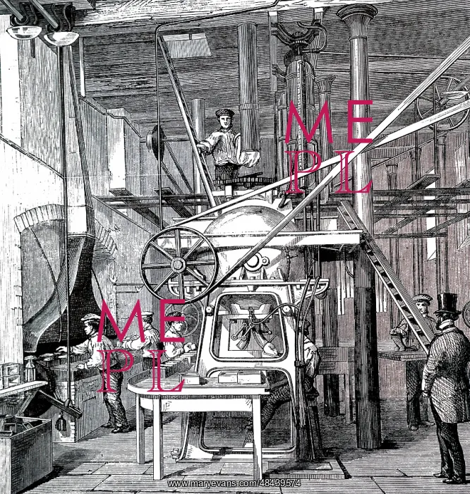 : An engraving depicting Dalglish's aerated bread : An engraving depicting Dalglish's aerated bread