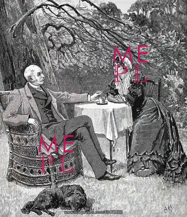  : Engraving depicting an example of wicker furniture