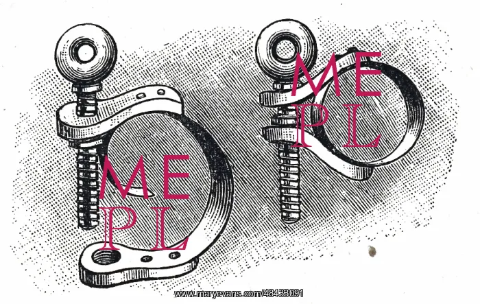  : Engraving depicting a hose clip