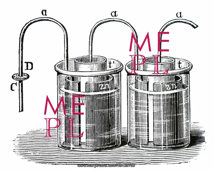 : Engraving depicting John Frederic Daniell's element : Engraving depicting John Frederic Daniell's element