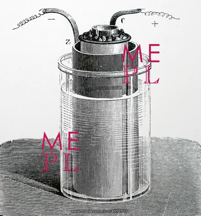 : Engraving depicting John Frederic Daniell's element : Engraving depicting John Frederic Daniell's element