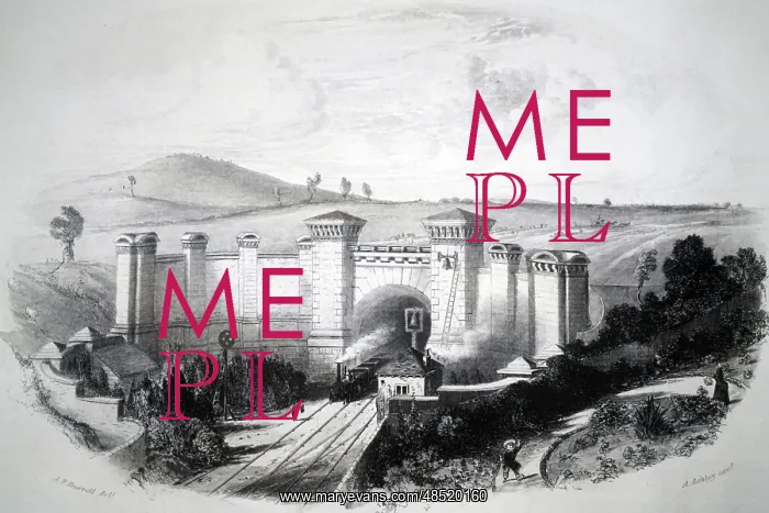 : An engraving depicting Primrose Hill Tunnel : An engraving depicting Primrose Hill Tunnel