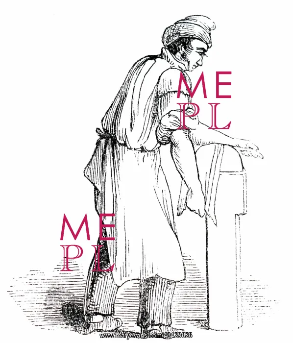  : Engraving depicting the process of softening a