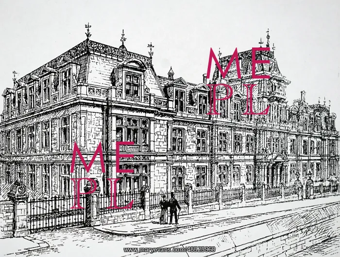 : Engraving depicting the Royal Naval Engineering College : Engraving depicting the Royal Naval Engineering College