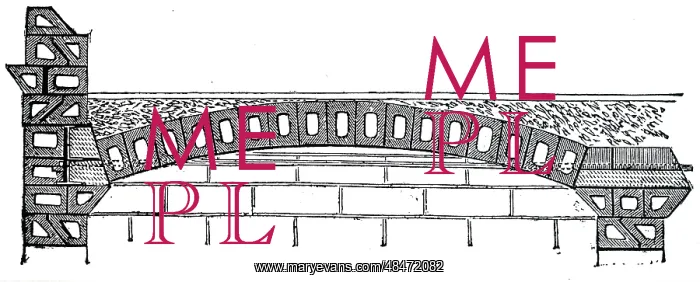 : An engraving depicting a sectional view of a hollow brick : An engraving depicting a sectional view of a hollow brick