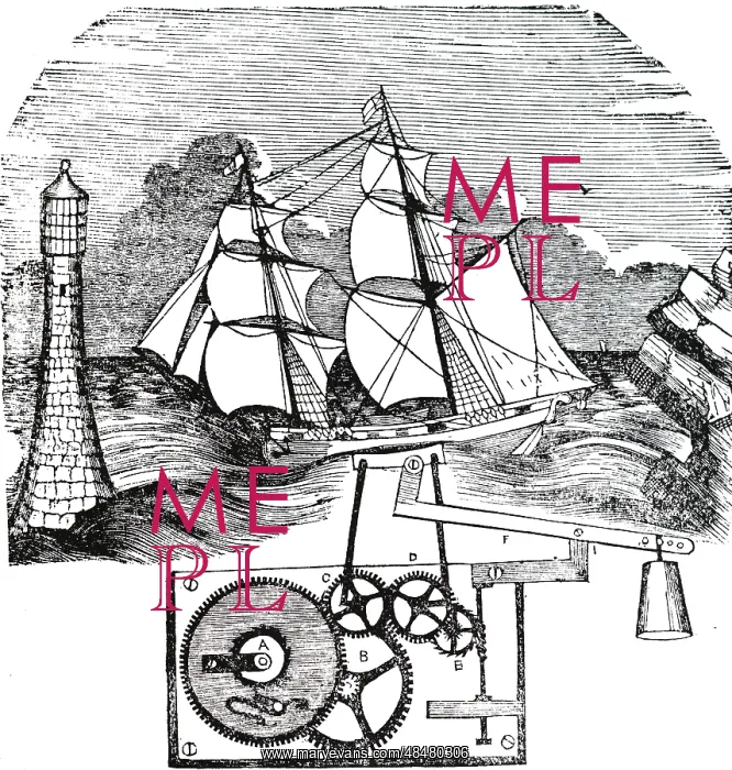 : An engraving depicting a ship automaton : An engraving depicting a ship automaton