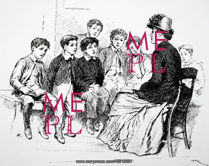 : Engraving depicting a Sunday school class : Engraving depicting a Sunday school class