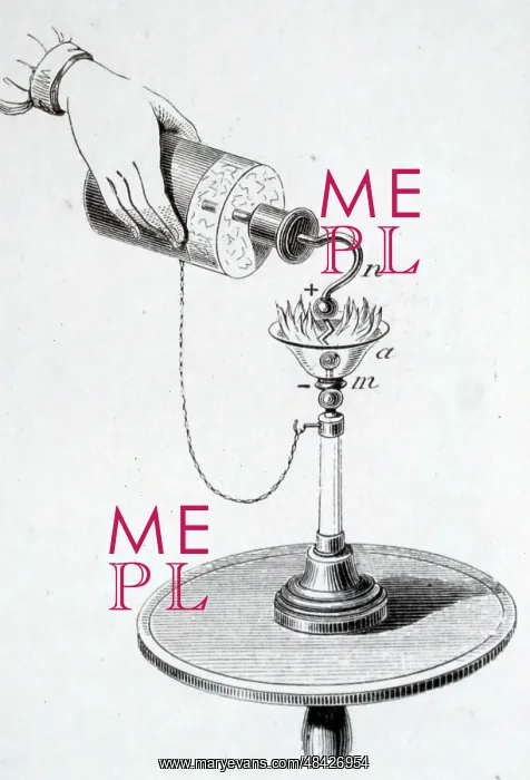 : Engraving depicting the use of a spark created : Engraving depicting the use of a spark created