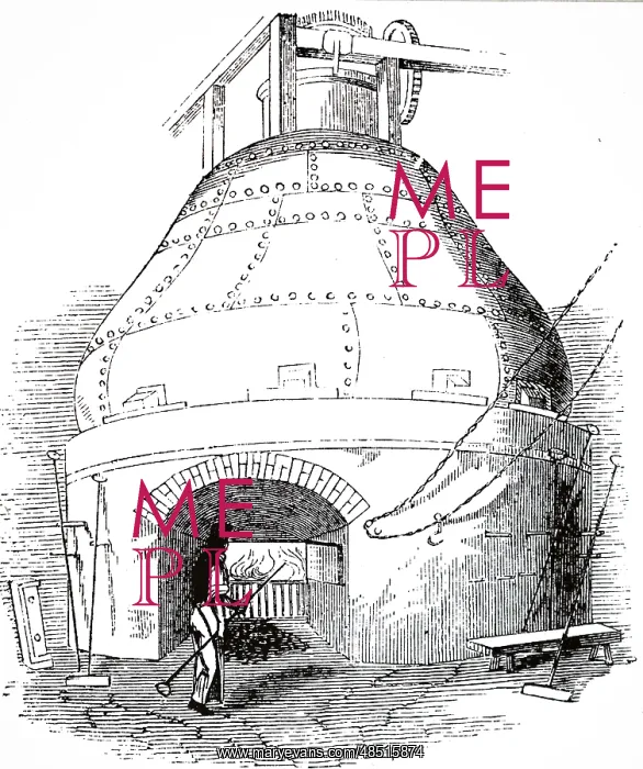 : An engraving depicting a wash still : An engraving depicting a wash still