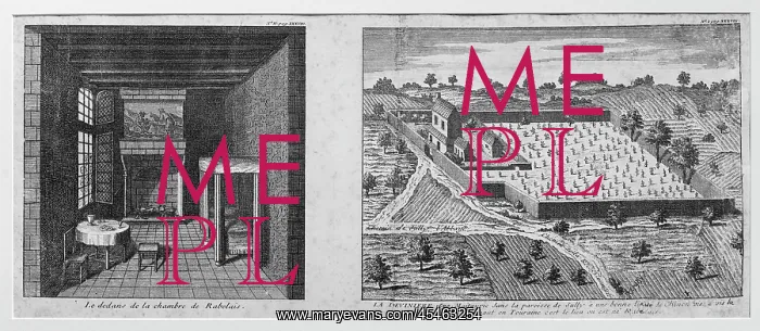 : Engraving, Musee Rabelais, Maison La Deviniere, Seuilly : Engraving, Musee Rabelais, Maison La Deviniere, Seuilly