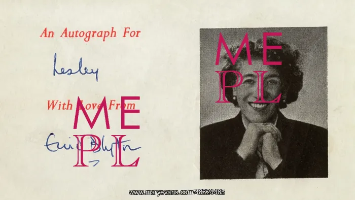 : Enid Blyton autograph : Enid Blyton autograph