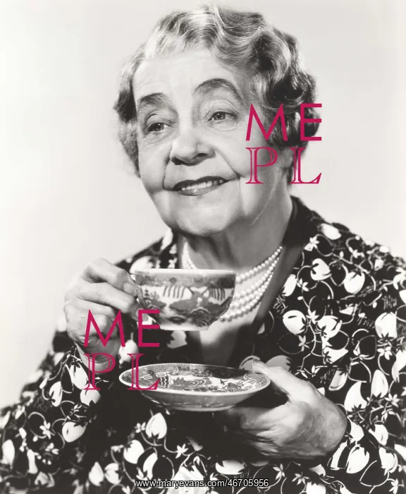 : Enjoying a cup of tea : Enjoying a cup of tea