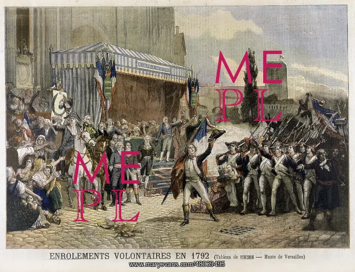: Enlistment of Volunteers in Paris : Enlistment of Volunteers in Paris