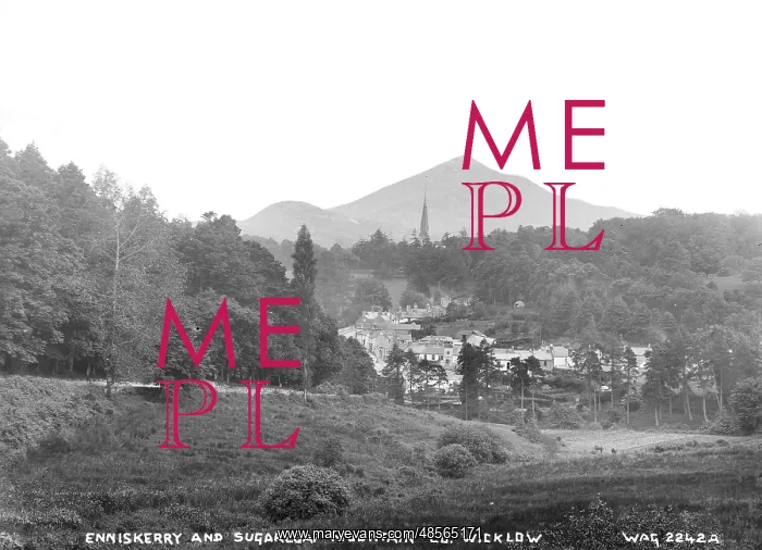 : Enniskerry and Sugarloaf Mountain Co, Wicklow : Enniskerry and Sugarloaf Mountain Co, Wicklow