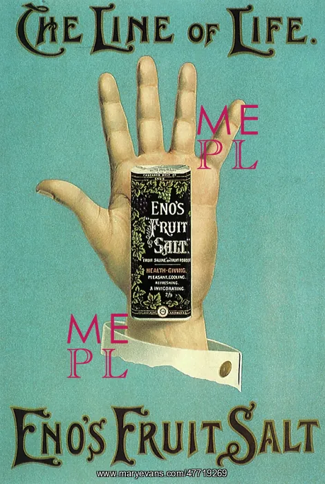 : Eno's Fruit Salts - The Line of Life - Advertisement : Eno's Fruit Salts - The Line of Life - Advertisement