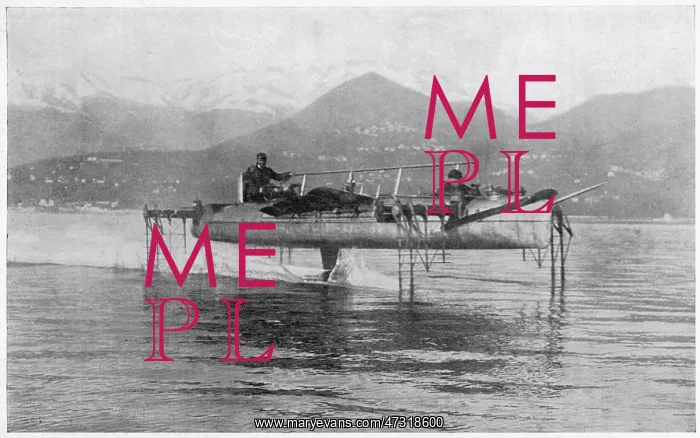 : Enrico Forlanini's Boat : Enrico Forlanini's Boat