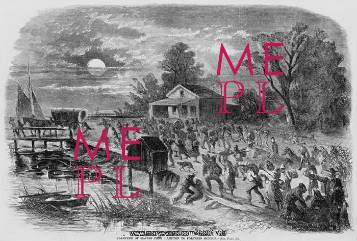 : Enslaved African-Americans running from ? : Enslaved African-Americans running from ?