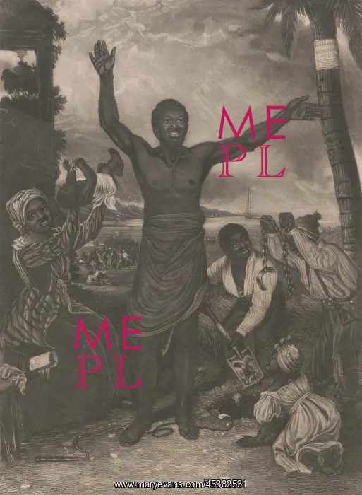 : Enslaved Afro-Caribbean celebrating the abolition : Enslaved Afro-Caribbean celebrating the abolition