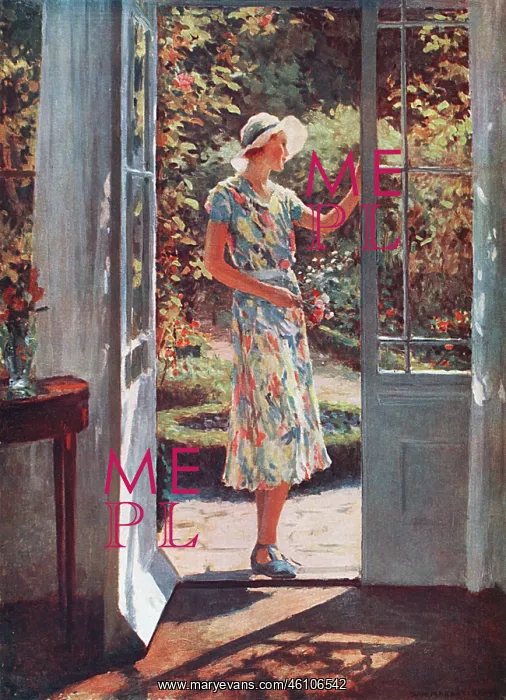 : Enter Summer by W. H. Margetson : Enter Summer by W. H. Margetson