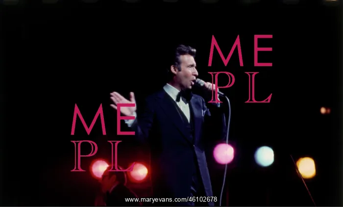 : Entertainer Peter Alexander in the Stadthalle : Entertainer Peter Alexander in the Stadthalle