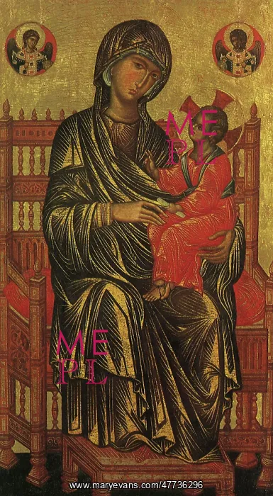  : Enthroned Madonna and Child