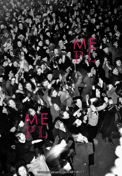 : Enthusiastic crowd in Berlin, 1939 : Enthusiastic crowd in Berlin, 1939