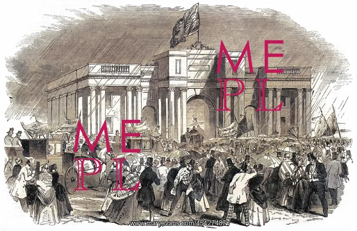 : Entrance to Birkenhead Park 1847 : Entrance to Birkenhead Park 1847
