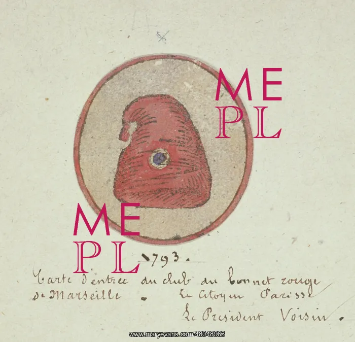 : Entrance Card For the Marseilles : Entrance Card For the Marseilles