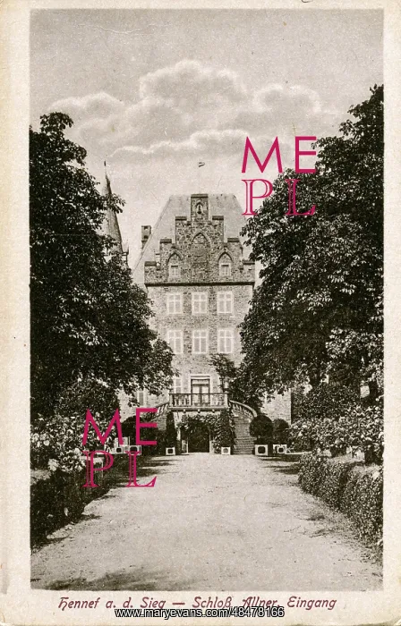 : Entrance to Castle - Chateau Allner, Allner, North Rhine-Wes : Entrance to Castle - Chateau Allner, Allner, North Rhine-Wes