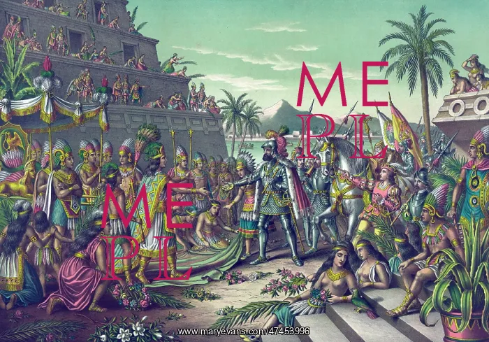 : Entrance of Cortez into Mexico : Entrance of Cortez into Mexico