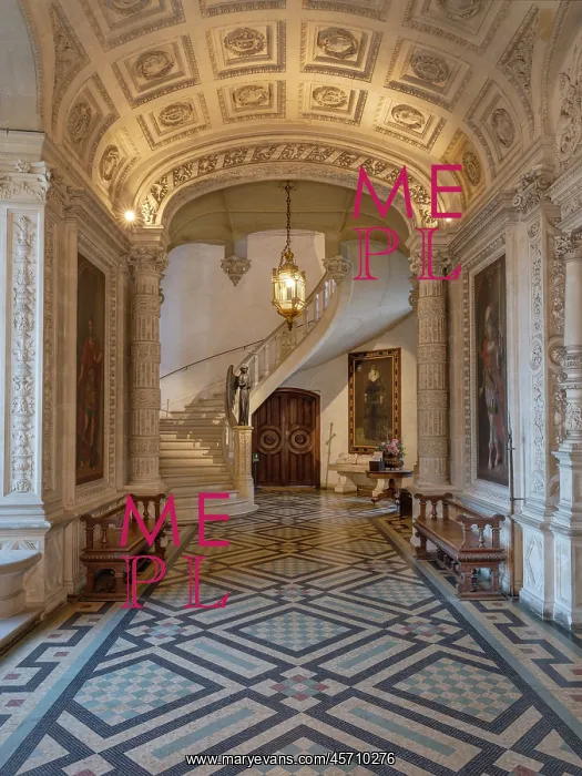 : Entrance hall, Chateau du Lude, Lude : Entrance hall, Chateau du Lude, Lude