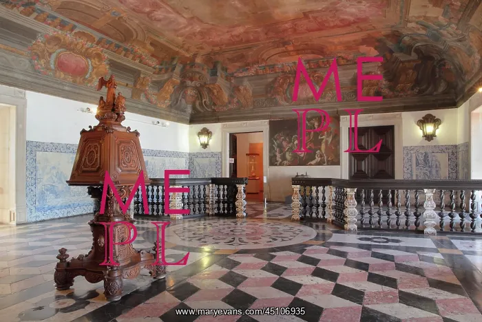 : Entrance Hall, Monastery of Sao Vicente de Fora : Entrance Hall, Monastery of Sao Vicente de Fora