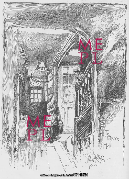 : The entrance hall of the Old Cheshire Cheese : The entrance hall of the Old Cheshire Cheese