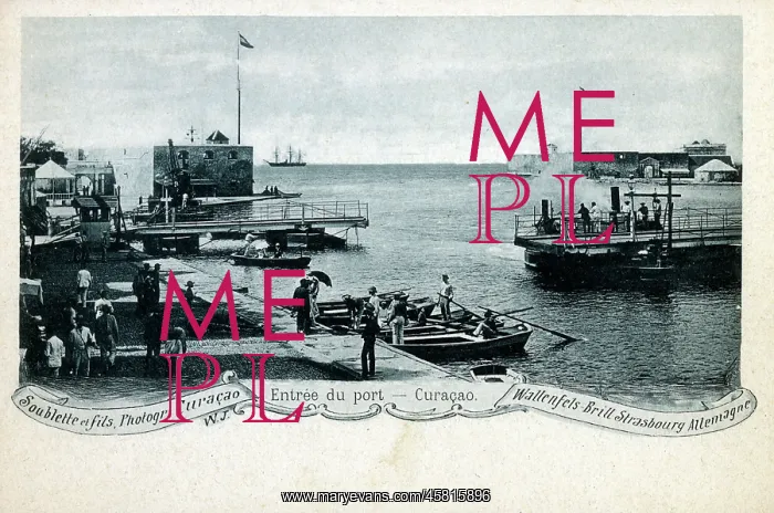 : The Entrance to the Port, Curacao : The Entrance to the Port, Curacao
