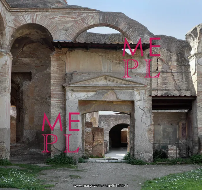 : Entrance to the Terme dei Sette Sapienti (Baths : Entrance to the Terme dei Sette Sapienti (Baths
