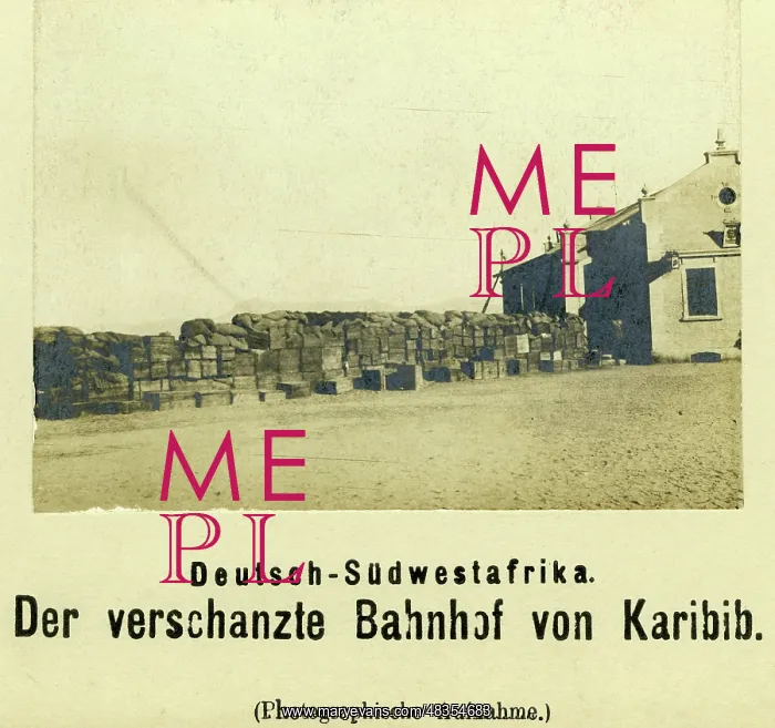: The entrenched station of Karibi, 1904 : The entrenched station of Karibi, 1904