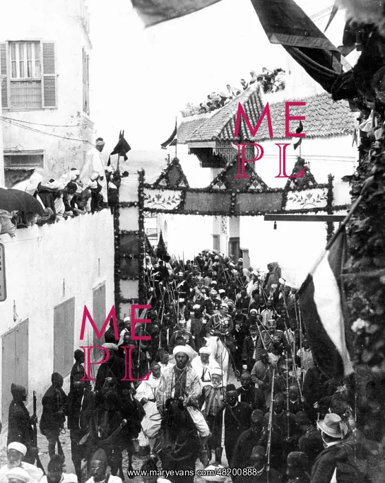 : The entry of Emperor William II in Tangier, 1905 : The entry of Emperor William II in Tangier, 1905