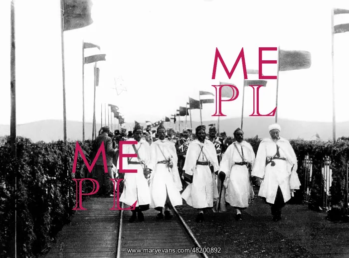 : The entry of Emperor William II in Tangier, 1905 : The entry of Emperor William II in Tangier, 1905