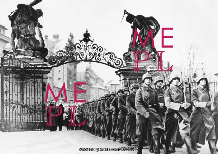 : Entry of the German Wehrmacht into the Prague Castle : Entry of the German Wehrmacht into the Prague Castle