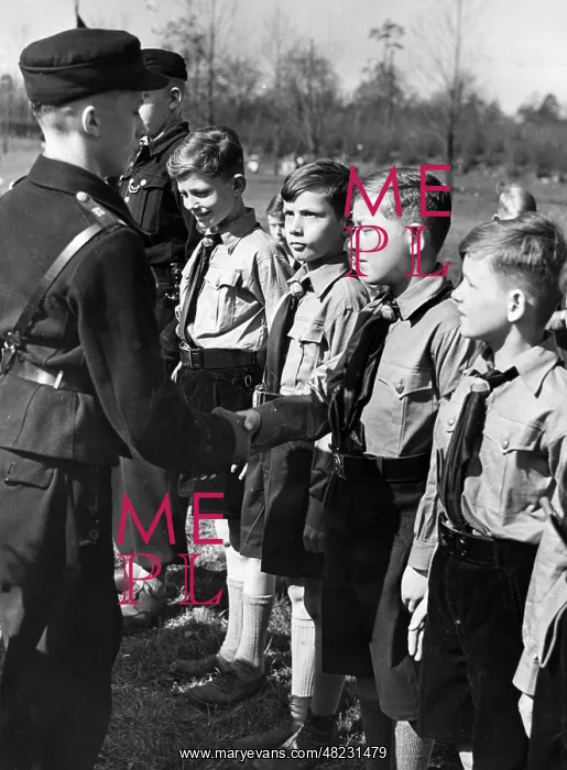 : Entry into the Hitler Youth, 1942 : Entry into the Hitler Youth, 1942